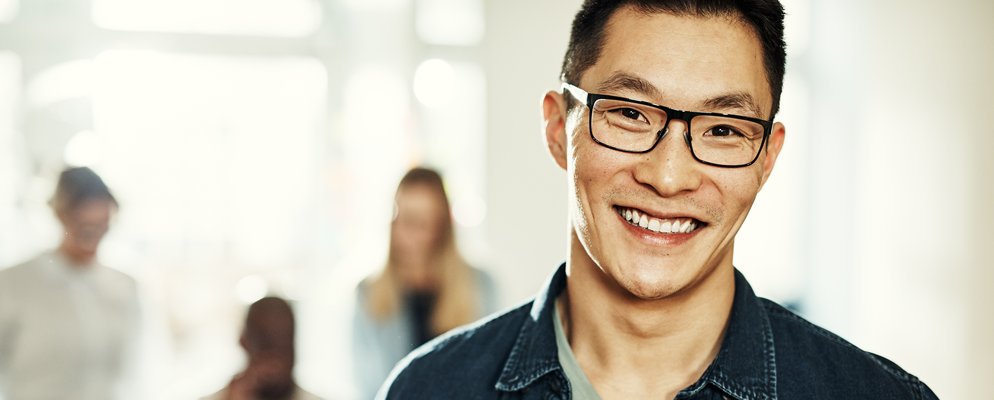 Low nose top bridge glasses