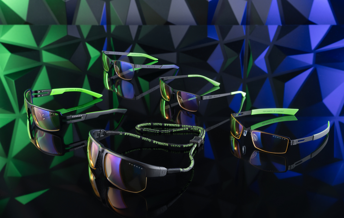 Illustration of Blue Light Protective Glasses For Gamers