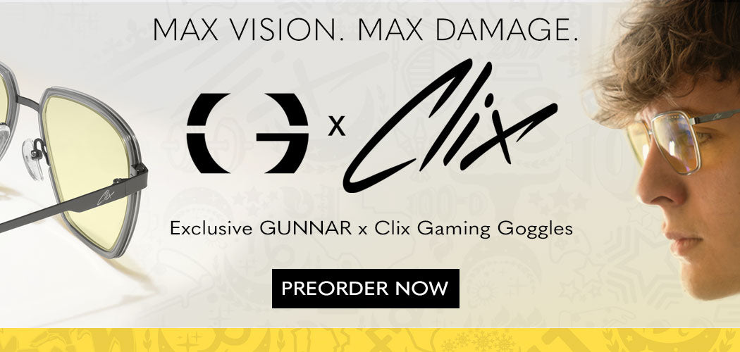 Clixp Clix Blue Light Gaming Goggles | GUNNAR Optiks