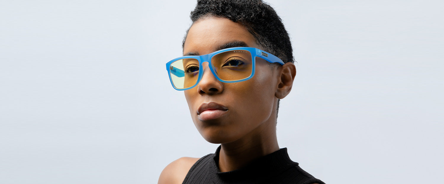 Blue blocking cheap amber glasses