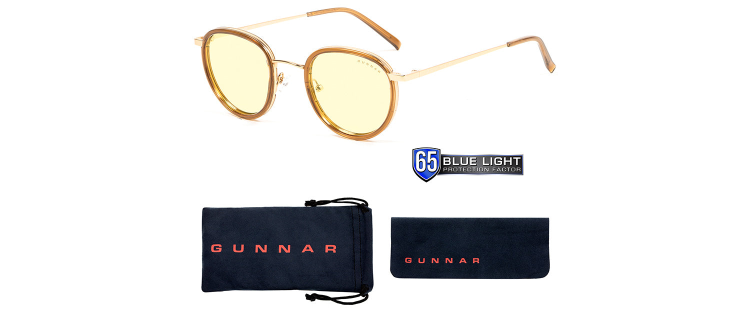 GUNNAR - Stark Industries Edition Blue Light Sunglasses - Blocks 65% Blue  Light - Amber Tint
